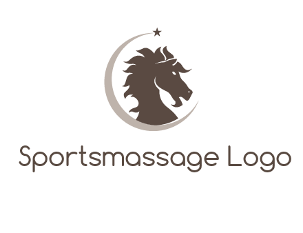 crescent horse logo