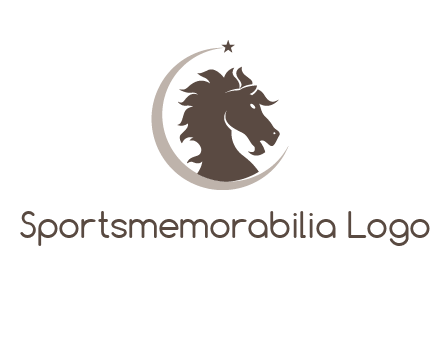 crescent horse logo