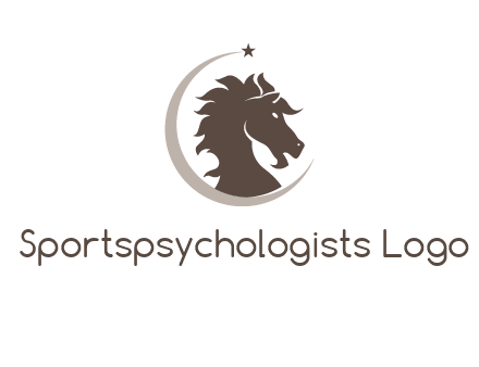 crescent horse logo