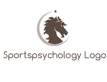 crescent horse logo