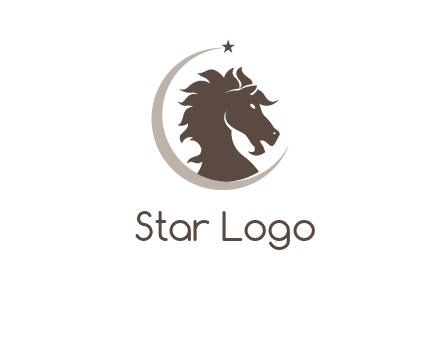 crescent horse logo