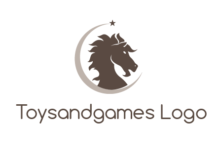 crescent horse logo