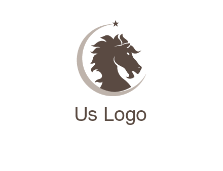 crescent horse logo