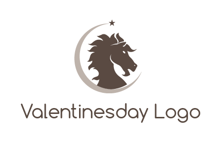 crescent horse logo