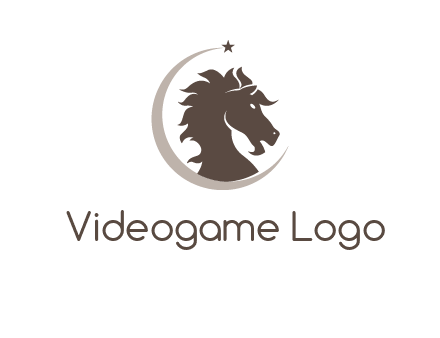 crescent horse logo