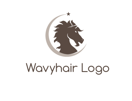 crescent horse logo