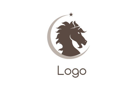 crescent horse logo