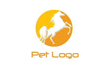 horse in a circle logo