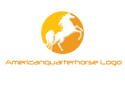 horse in a circle logo