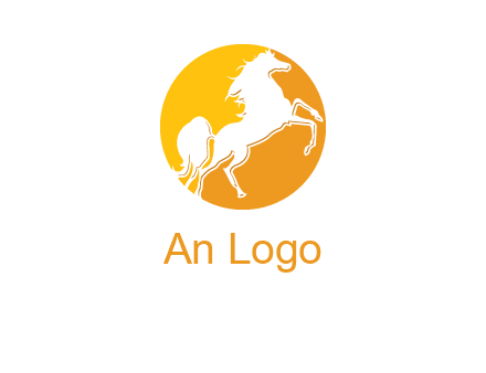 horse in a circle logo