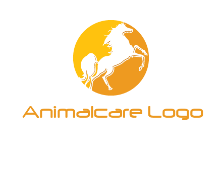 horse in a circle logo