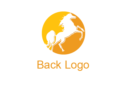 horse in a circle logo