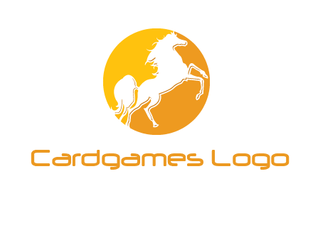 horse in a circle logo