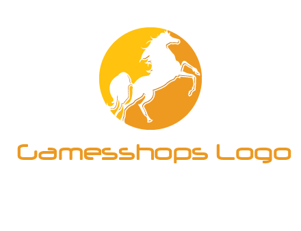 horse in a circle logo