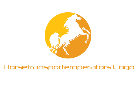 horse in a circle logo