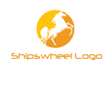 horse in a circle logo