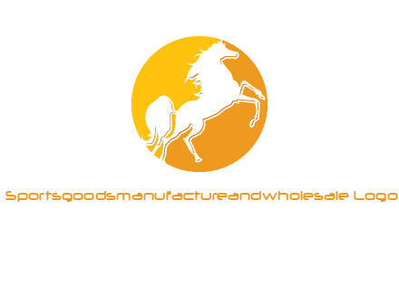 horse in a circle logo