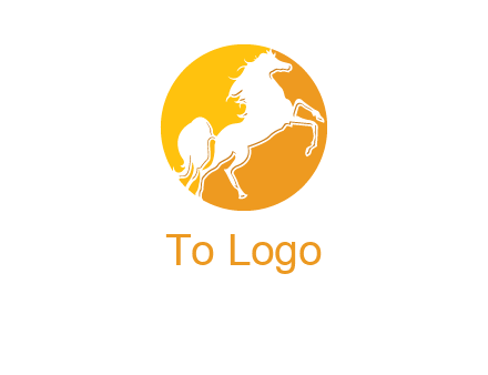 horse in a circle logo