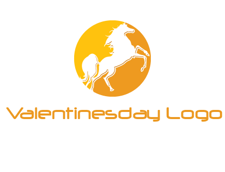 horse in a circle logo