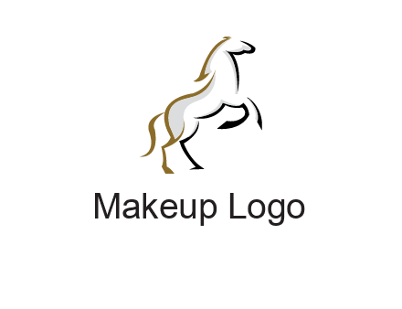line art horse logo