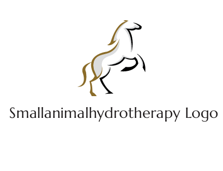 line art horse logo