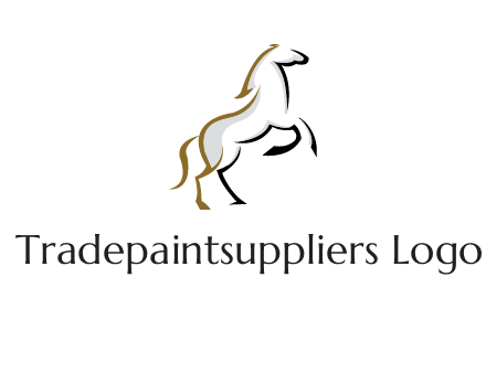 line art horse logo