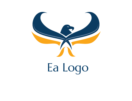 abstract eagle logo