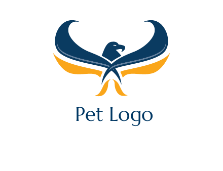 abstract eagle logo