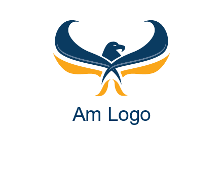 abstract eagle logo