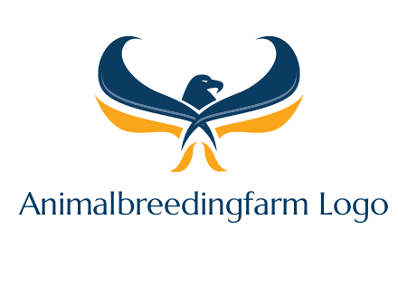 abstract eagle logo