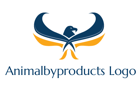abstract eagle logo