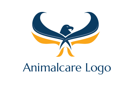 abstract eagle logo