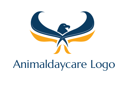 abstract eagle logo