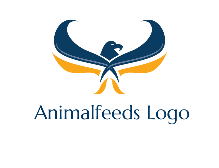 abstract eagle logo