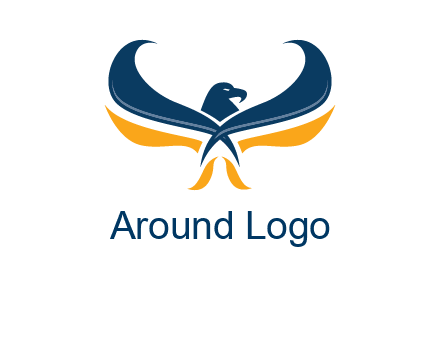 abstract eagle logo