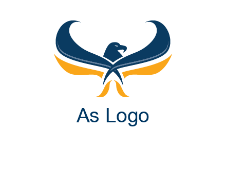 abstract eagle logo
