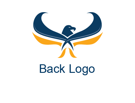 abstract eagle logo