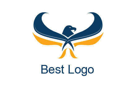 abstract eagle logo