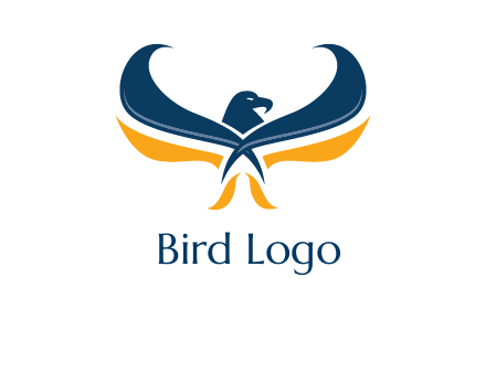 abstract eagle logo