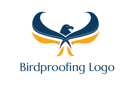 abstract eagle logo