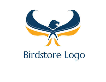 abstract eagle logo