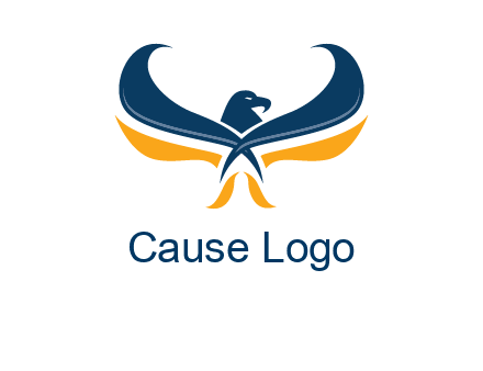 abstract eagle logo