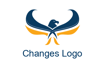 abstract eagle logo