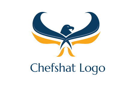 abstract eagle logo