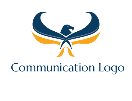 abstract eagle logo