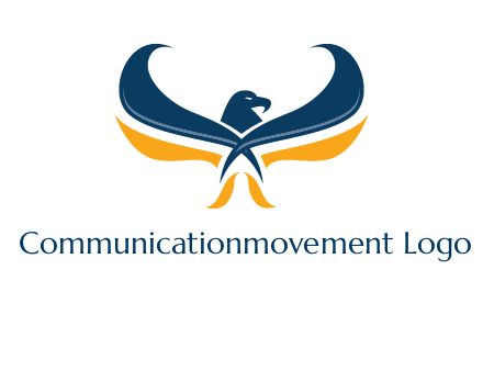 abstract eagle logo