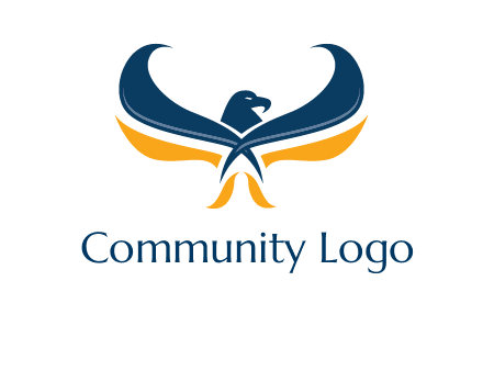 abstract eagle logo