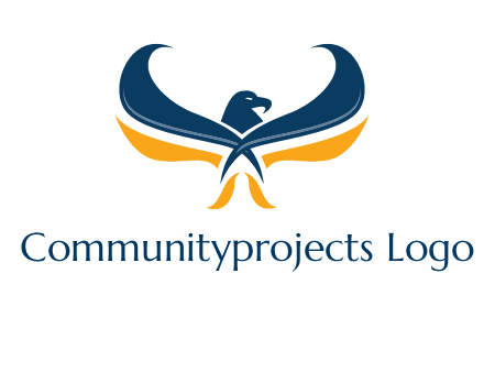 abstract eagle logo