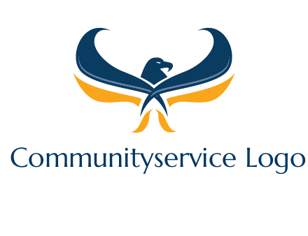 abstract eagle logo