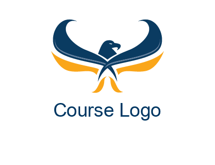 abstract eagle logo